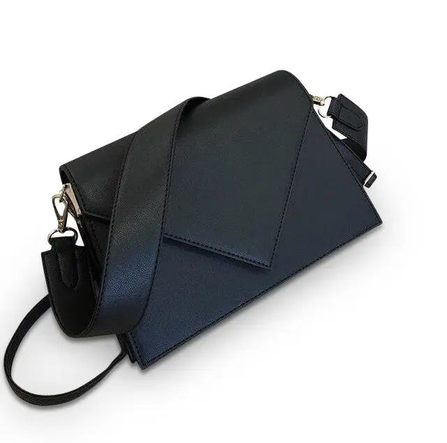 Open Letter Purse Midnight Black - Pursh Collection