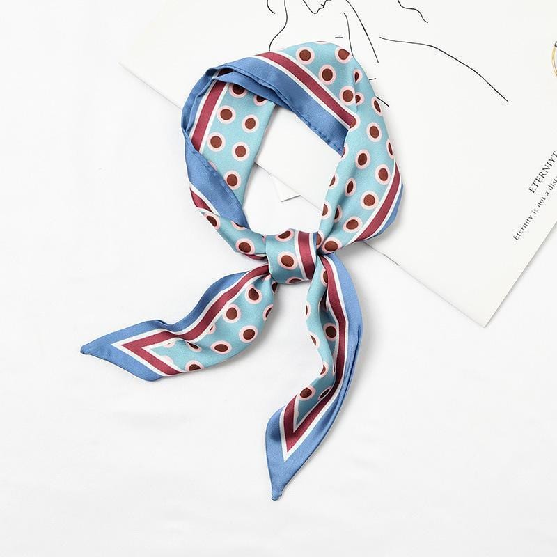 Pursh Collection Accessory Blue/Pomegranate Dottie