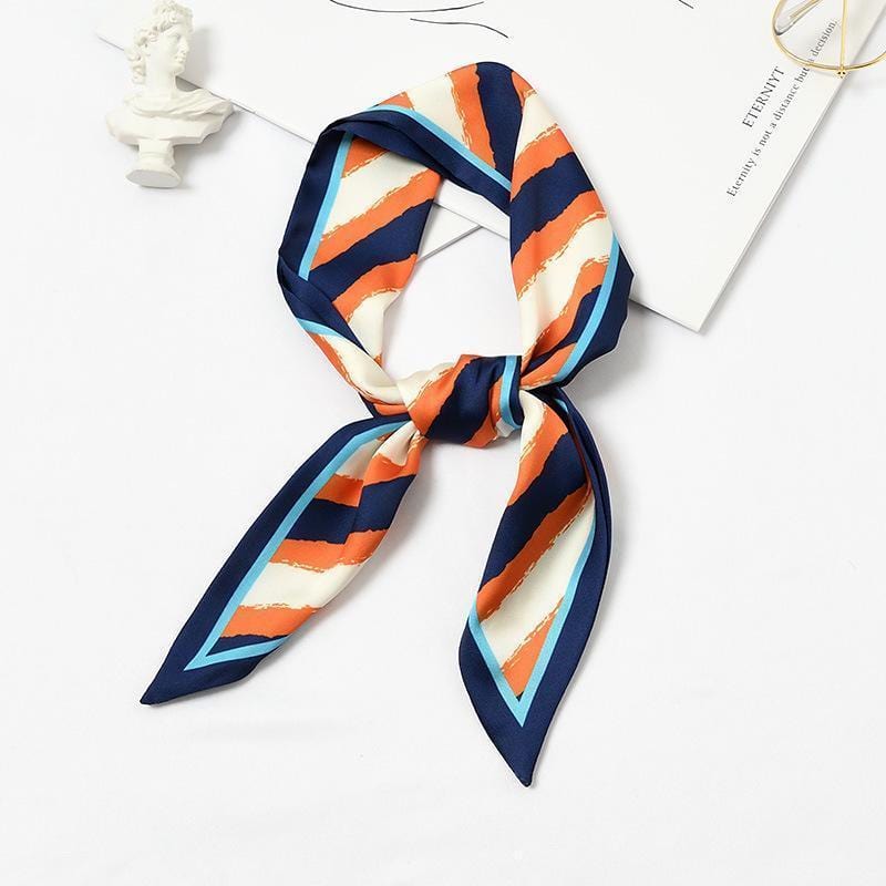 Pursh Collection Accessory Navy/Orange/Teal Stratta