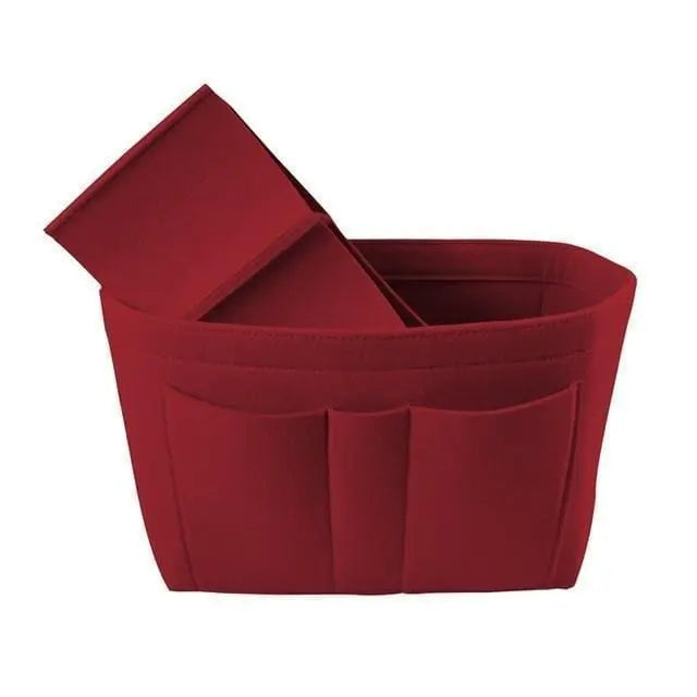 Pursh Collection Accessory Red Purse Insert/Organizer (22c)