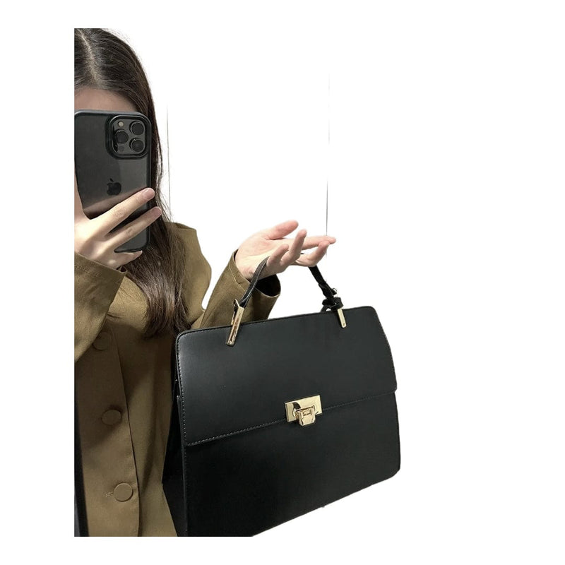 SWDF Business Tote Black Onyx Boss Lady Briefcase