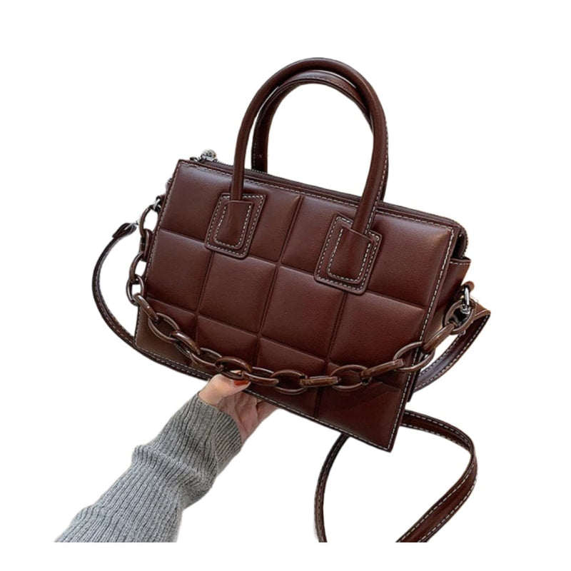 Pursh Collection Purse Chocolate Truffle Maxi Tote