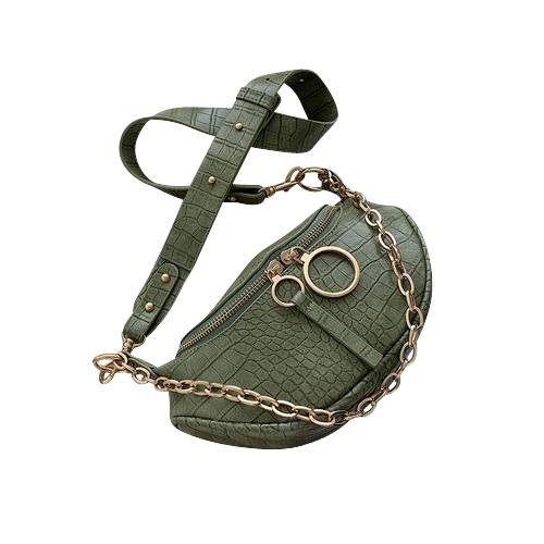 Sasha Crocodile Purse Crocodile Fern - Pursh Collection