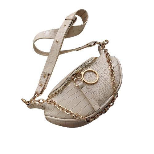 Pursh Collection Purse Crocodile LycheevCream Sasha Croc