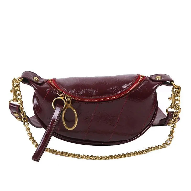 Sasha + Sofi - Brown Crossbody Bag Polyester PU