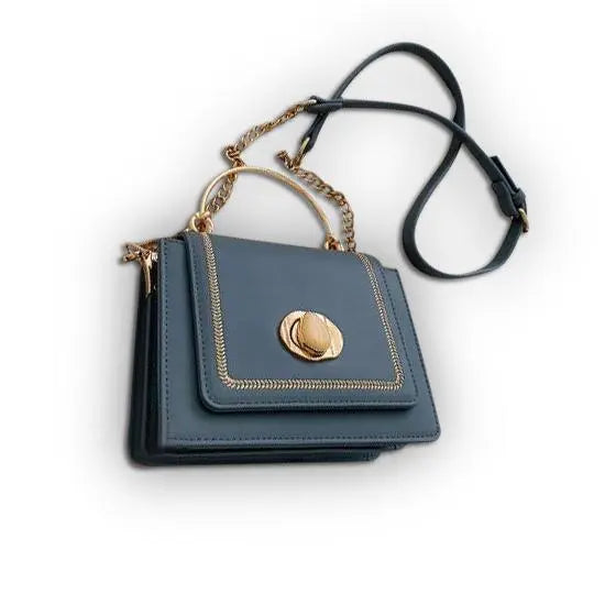 Nicolette Purse Stone Blue - Pursh Collection