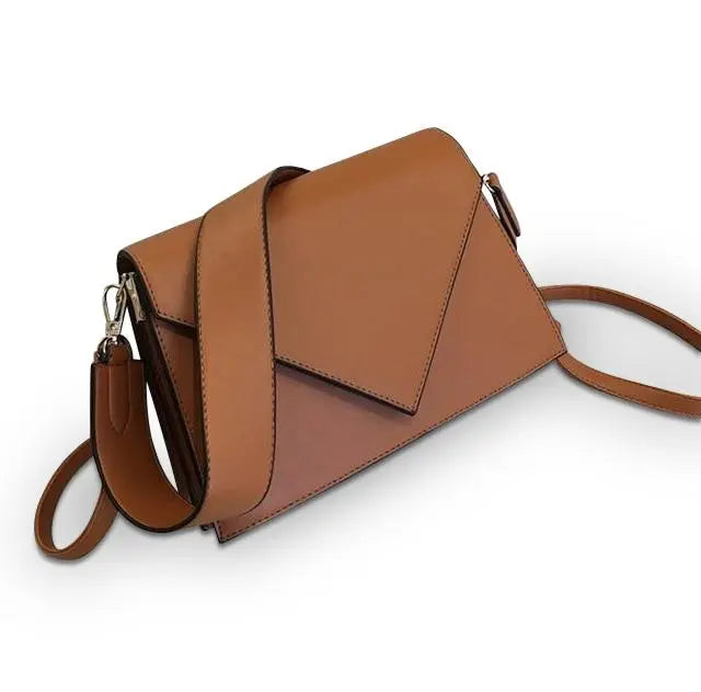 Open Letter Purse Tawny Brown - Pursh Collection